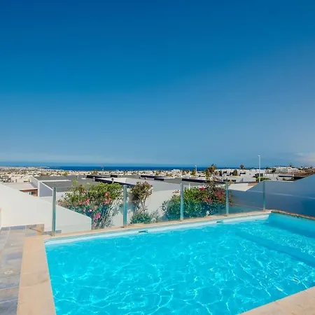 Casa Serena Panoramic Views, Ac And Pool Playa Blanca